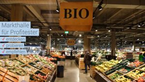 Online-Markthalle für neue Produkte