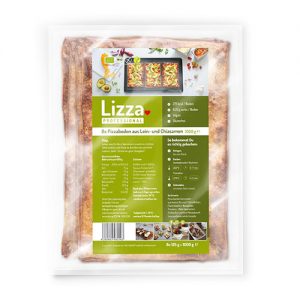 Alle Produkte von Lizza sind frei von Zusatzstoffen, vegan und Low-Carb.