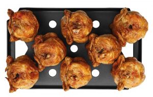 Krefft Großküchentechnik bietet mit dem Grillblech „Speedy Chicken“ und dem Grillrost „Speedy Grill“ neues Heißluftdämpferzubehör.