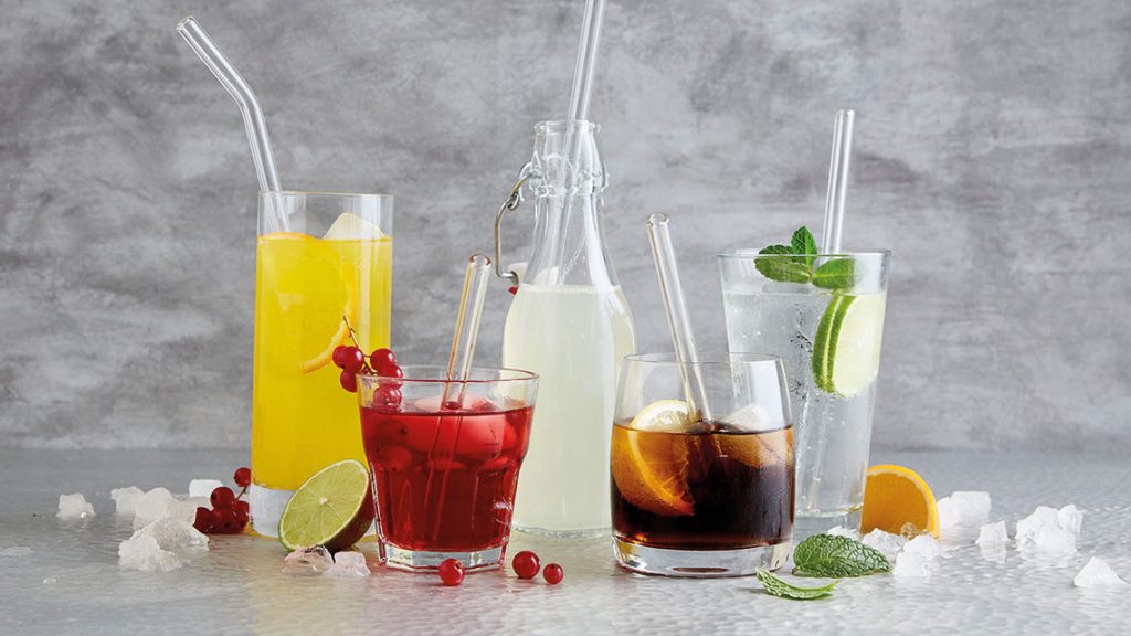 Trinkhalme aus Glas sind eine sinnvolle Investition in die Zukunft.