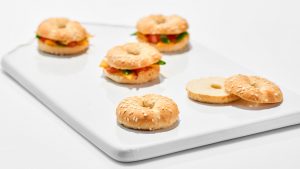 Mini-Bagels sind nicht nur ein optischer Augenschmaus!