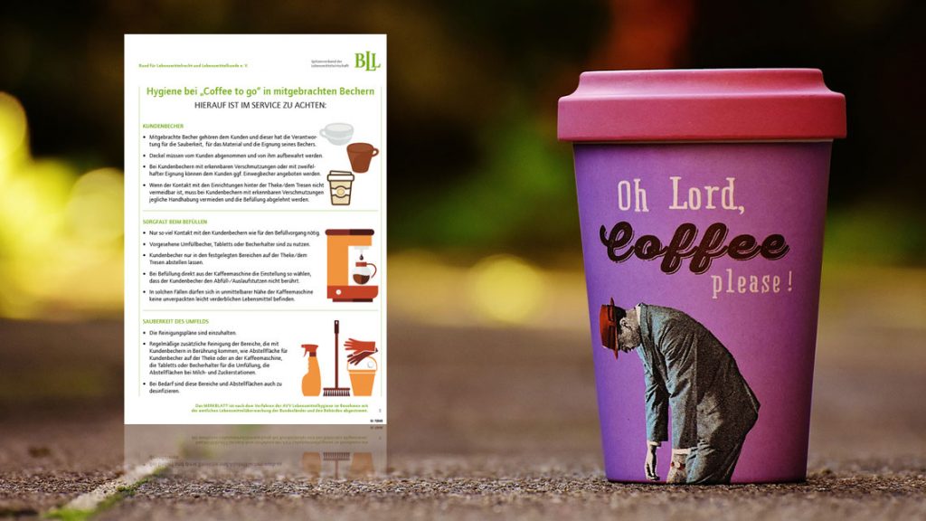 Bieten Sie Ihren Kunden originelle Mehrwegbecher für den Coffee-to-go an.