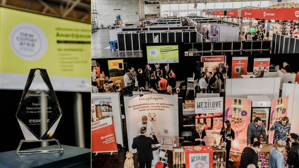 Die NewcomerArea auf der essenz@transgourmet in Hannover war eine Anziehungspunkt für alle Branchenkenner.