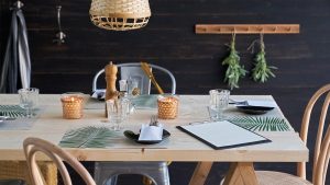 Leaf Graspapier Sacchetto und Tischsets von Duni – aus Gras gefertigt für absolute Umweltschonung