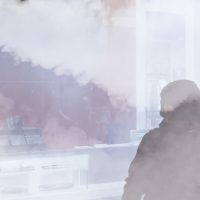 Sichtbarriere ZeroVision vertreibt einen Einbrecher